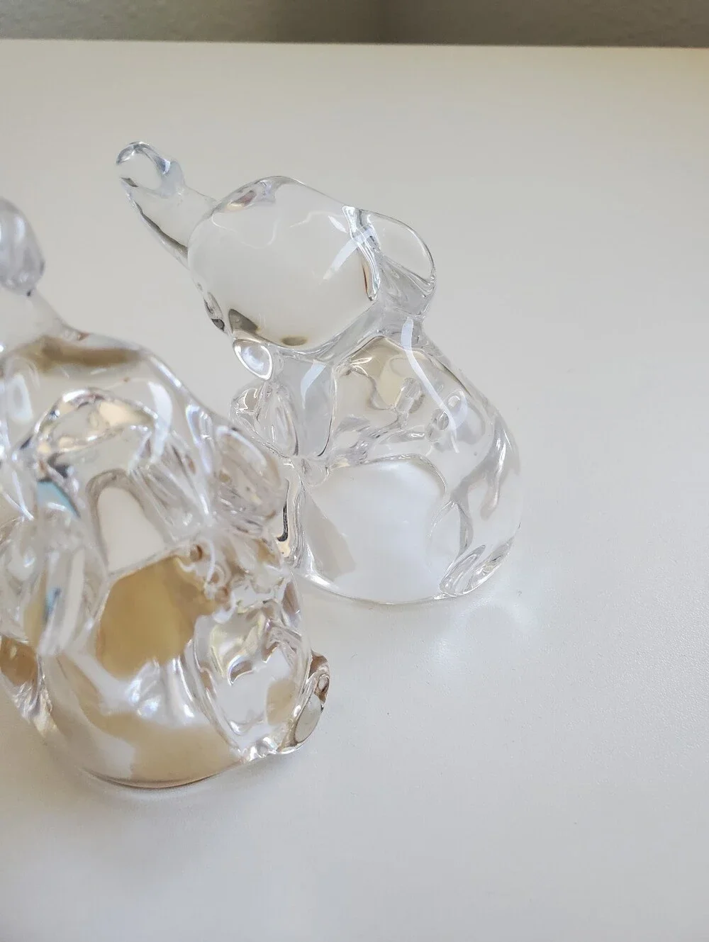 Lenox Elephant Crystal Salt & Pepper Shakers